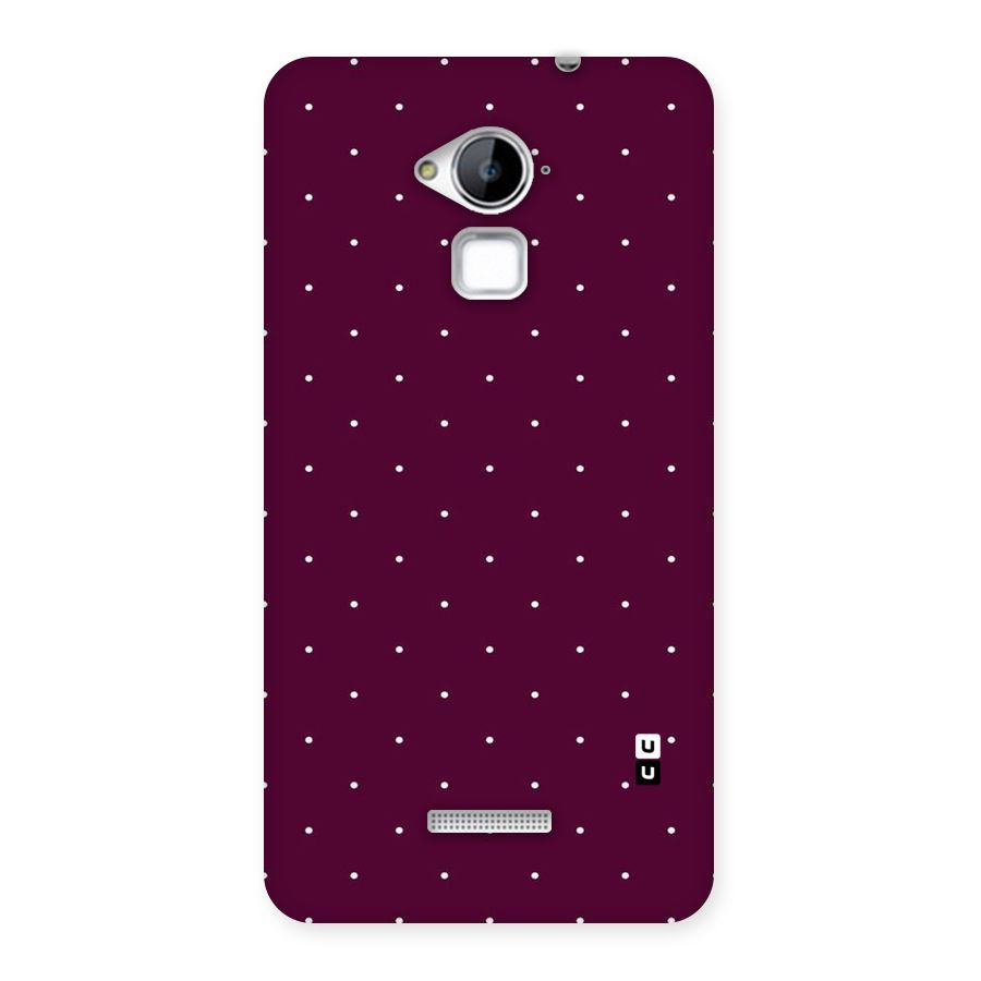 Purple Polka Back Case for Coolpad Note 3
