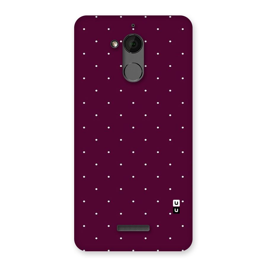 Purple Polka Back Case for Coolpad Note 5