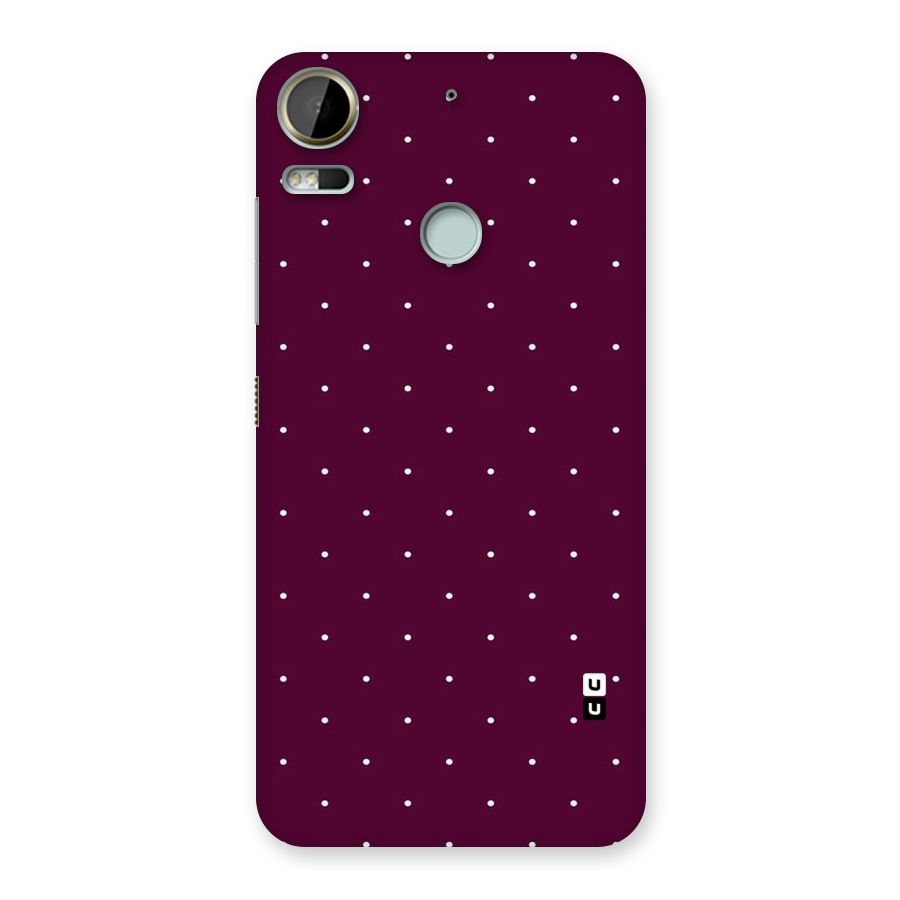 Purple Polka Back Case for Desire 10 Pro