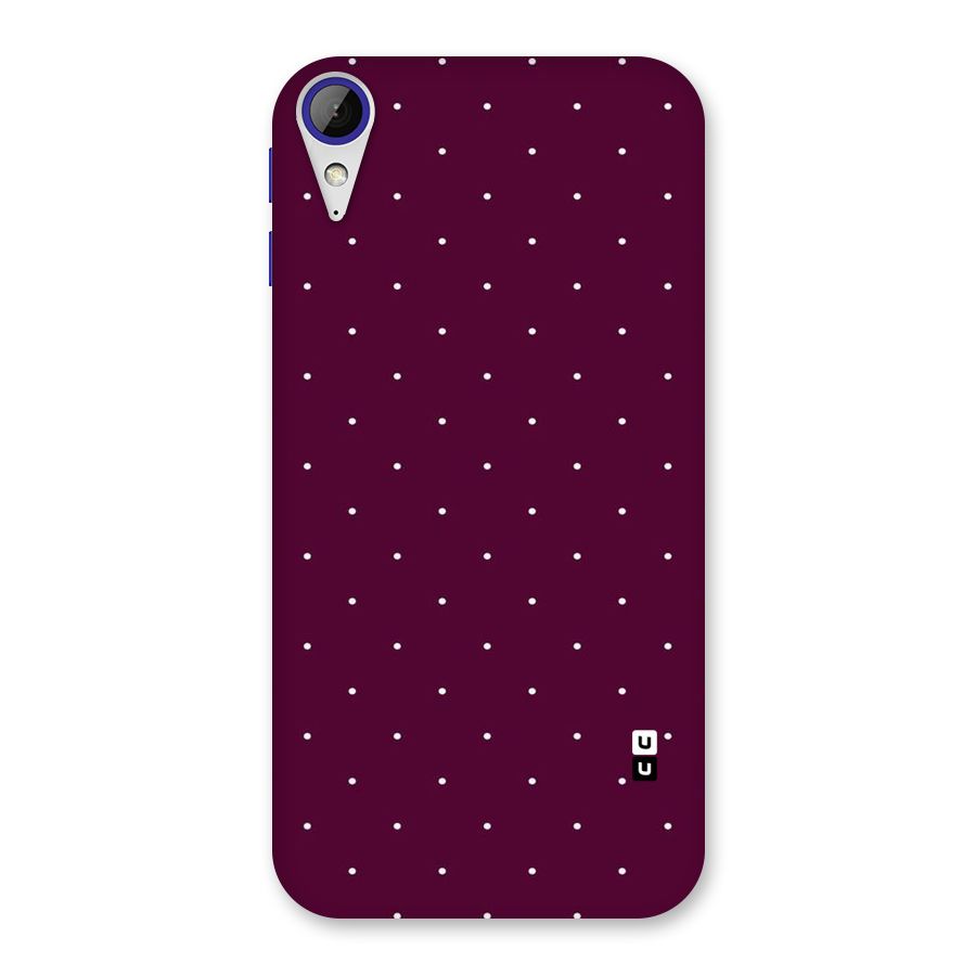 Purple Polka Back Case for Desire 830