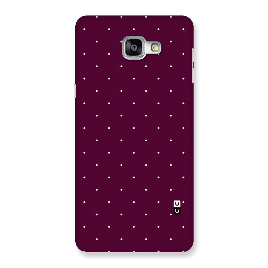 Purple Polka Back Case for Galaxy A9