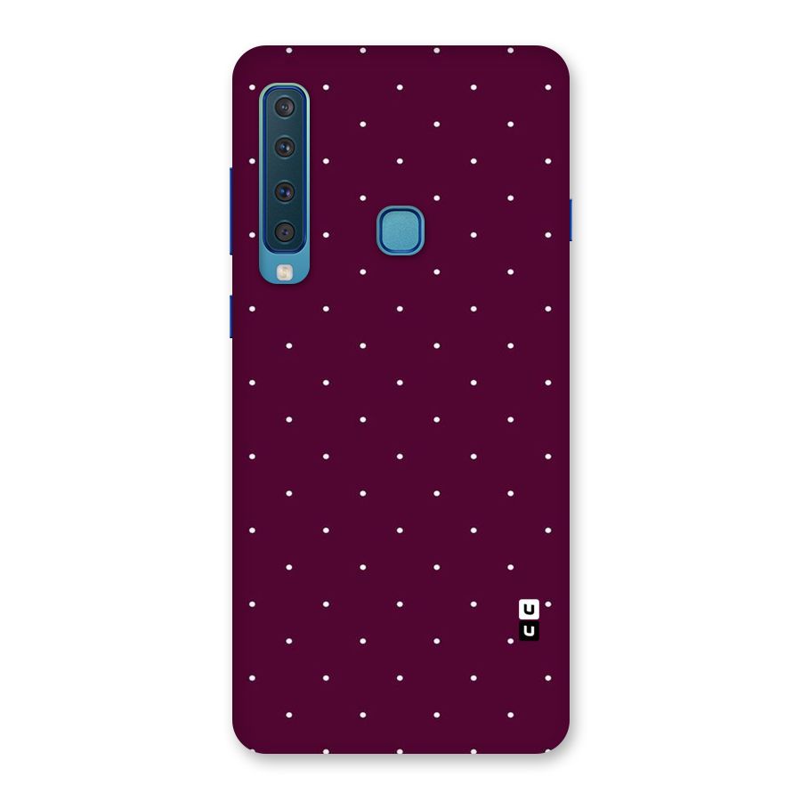 Purple Polka Back Case for Galaxy A9 (2018)
