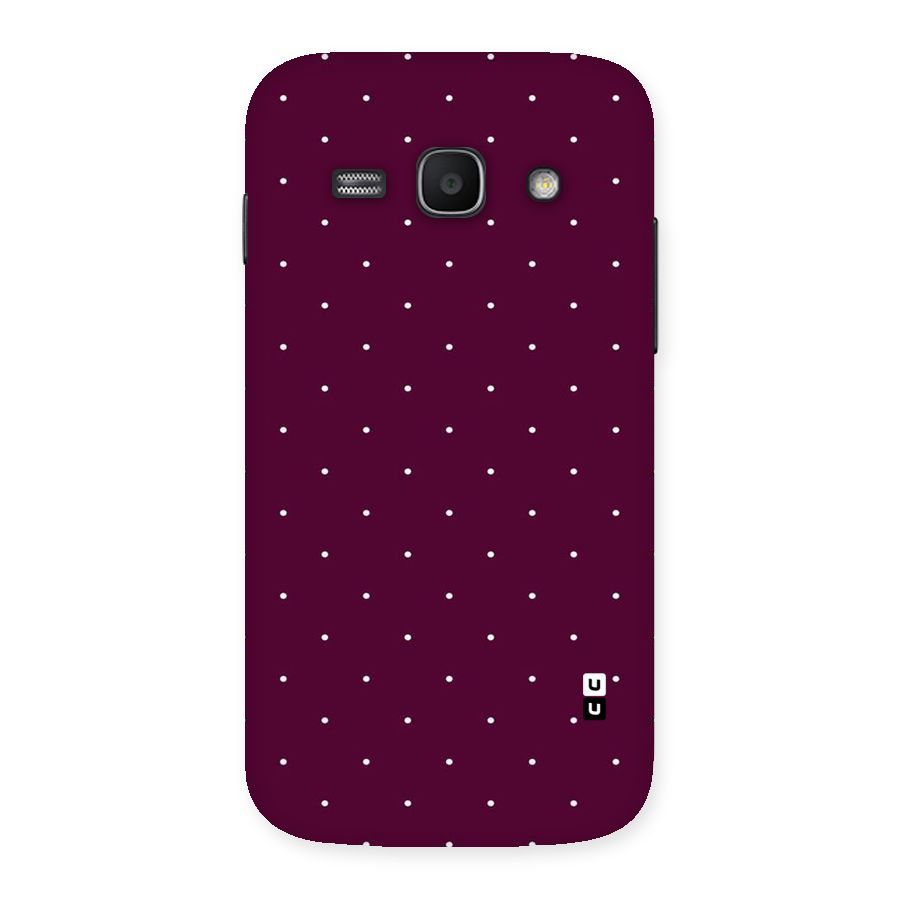 Purple Polka Back Case for Galaxy Ace 3