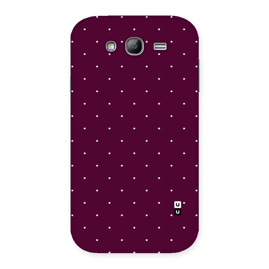 Purple Polka Back Case for Galaxy Grand