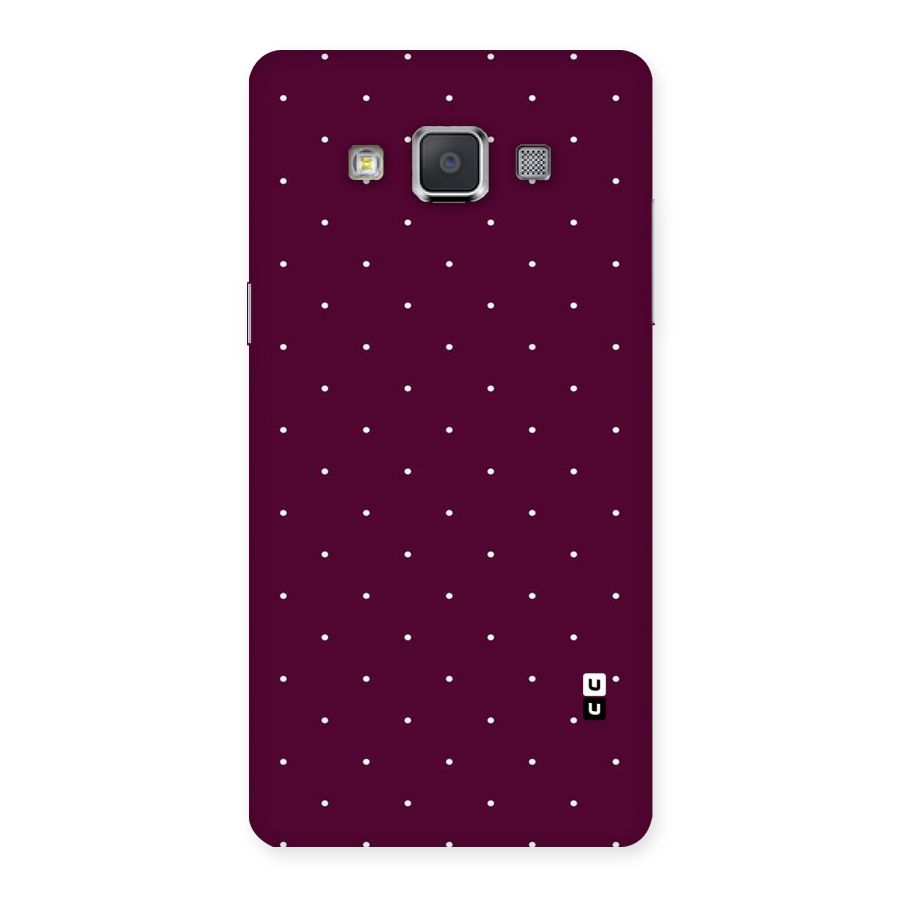 Purple Polka Back Case for Galaxy Grand Max