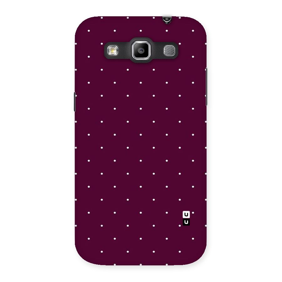 Purple Polka Back Case for Galaxy Grand Quattro
