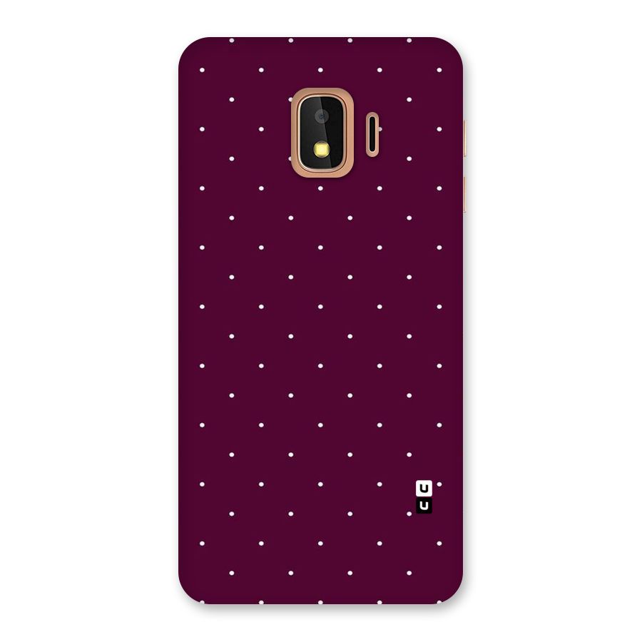 Purple Polka Back Case for Galaxy J2 Core