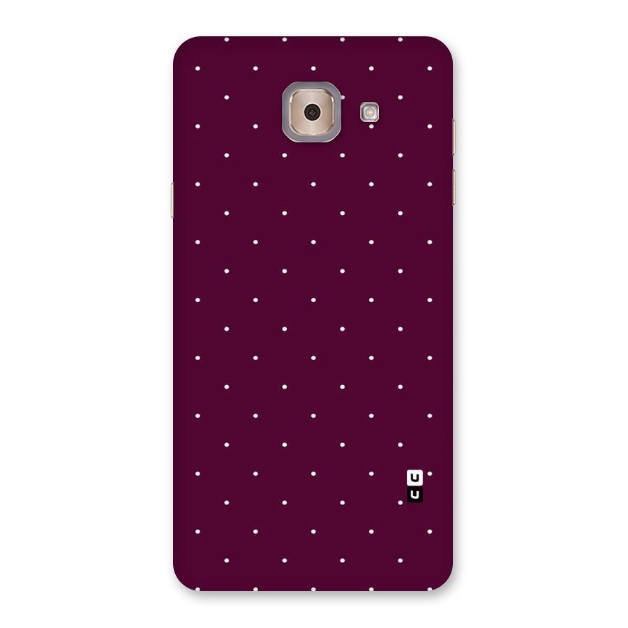 Purple Polka Back Case for Galaxy J7 Max