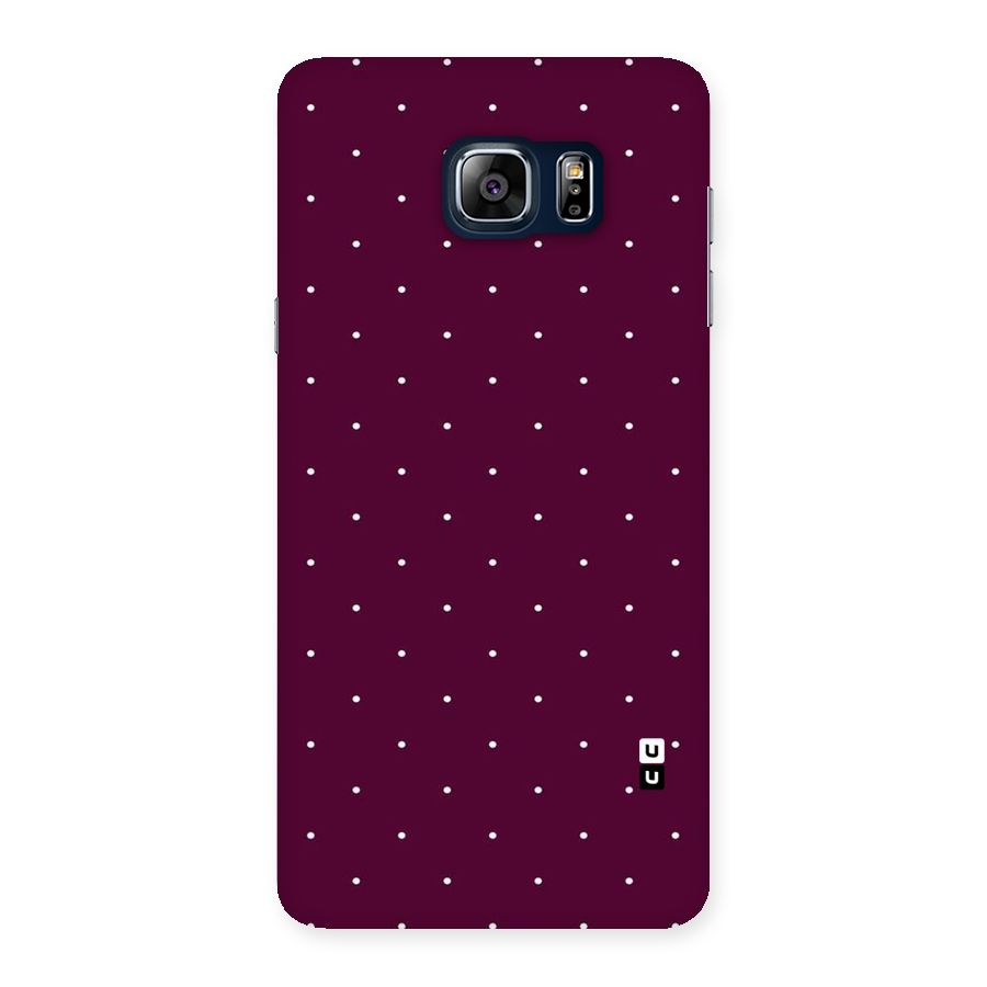 Purple Polka Back Case for Galaxy Note 5
