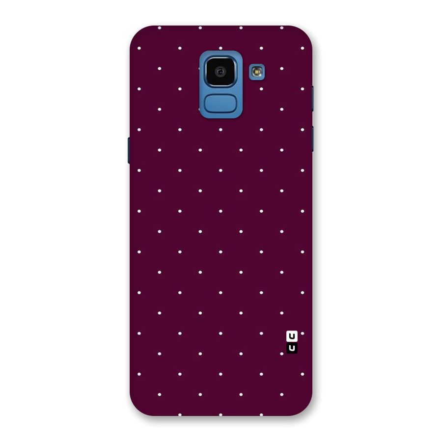 Purple Polka Back Case for Galaxy On6