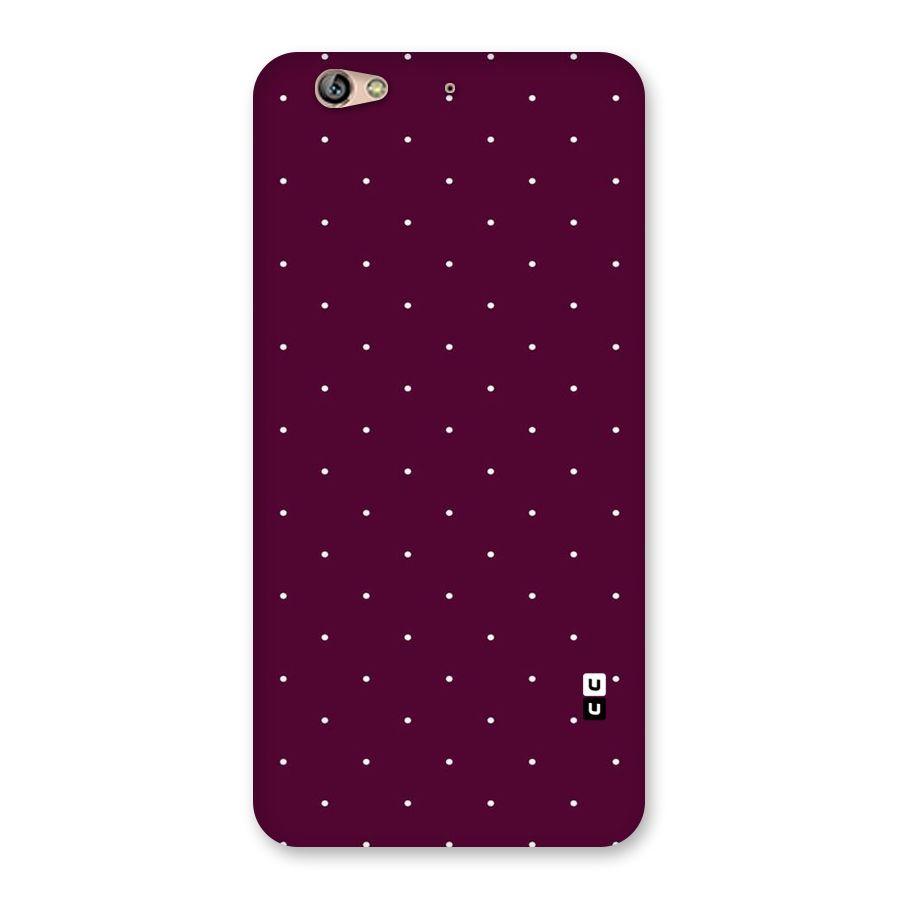 Purple Polka Back Case for Gionee S6