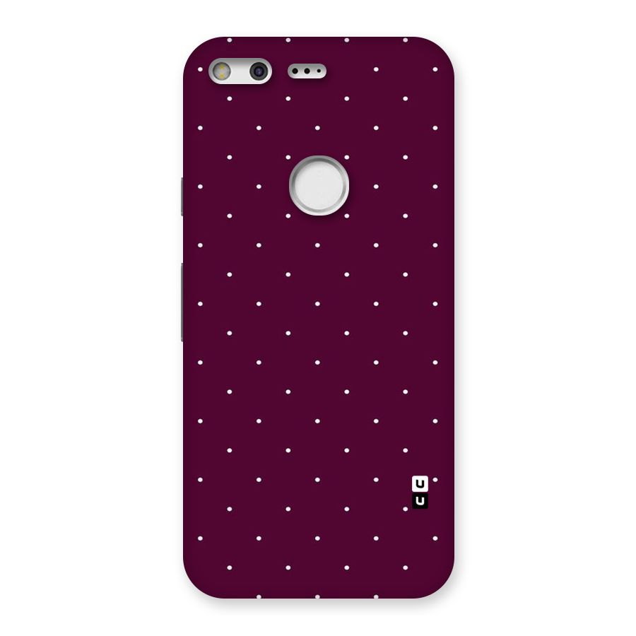 Purple Polka Back Case for Google Pixel