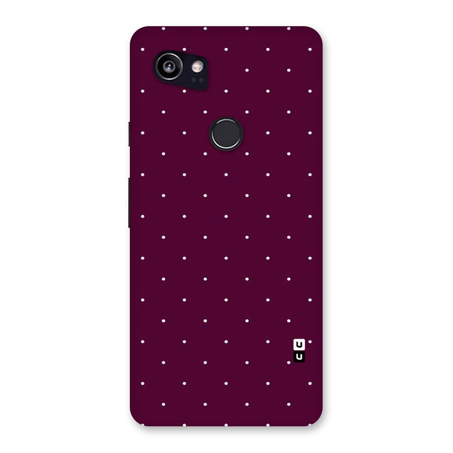 Purple Polka Back Case for Google Pixel 2 XL