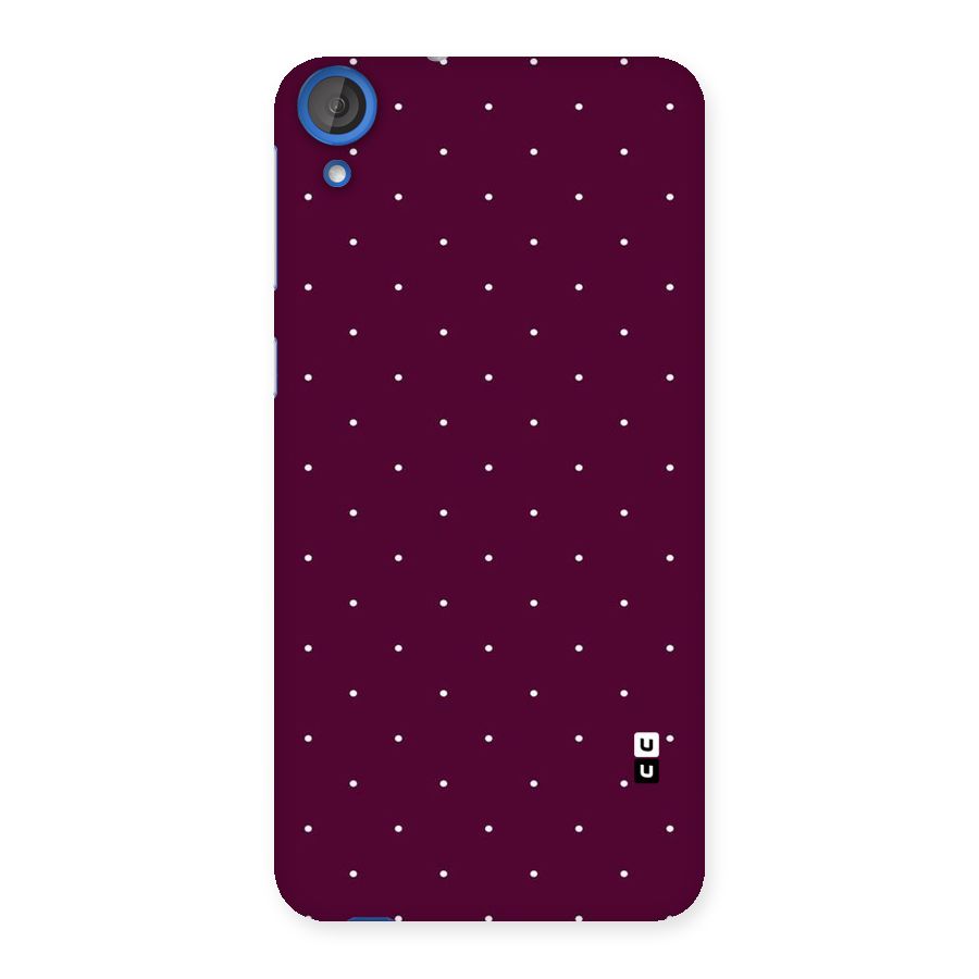 Purple Polka Back Case for HTC Desire 820