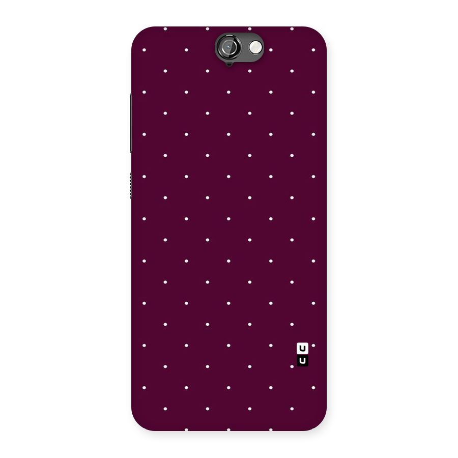 Purple Polka Back Case for HTC One A9