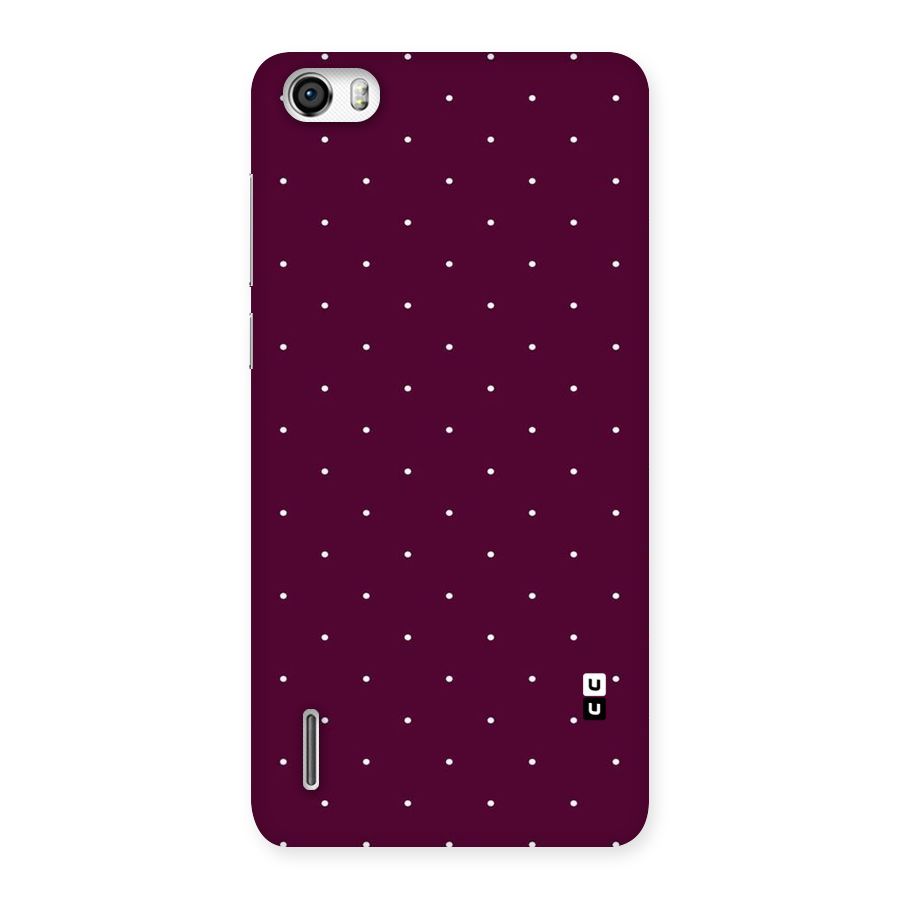Purple Polka Back Case for Honor 6
