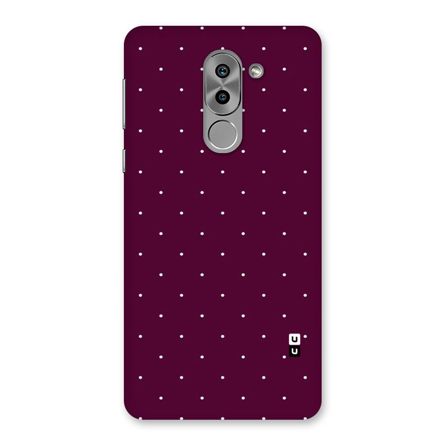 Purple Polka Back Case for Honor 6X