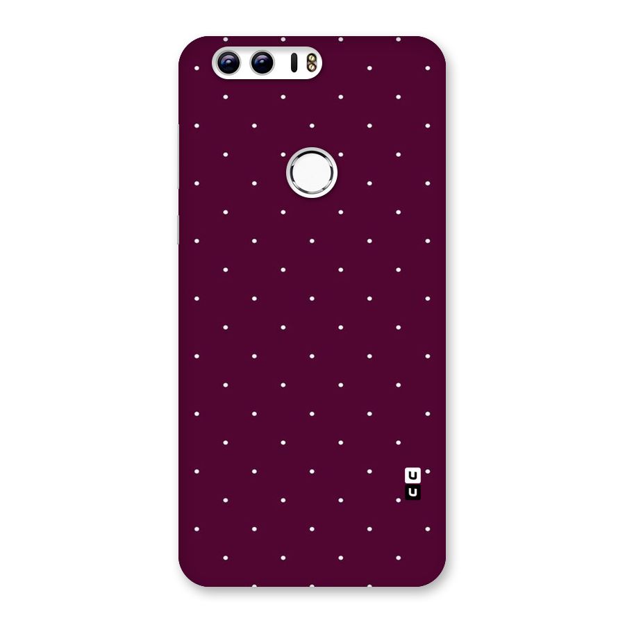 Purple Polka Back Case for Honor 8