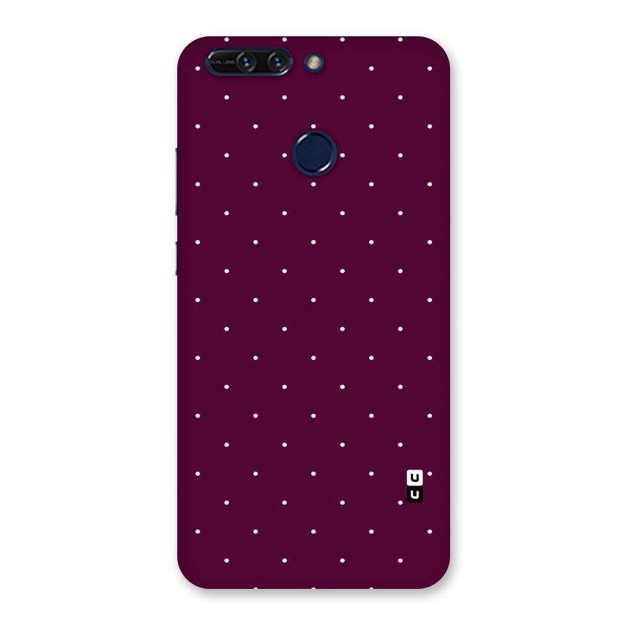 Purple Polka Back Case for Honor 8 Pro