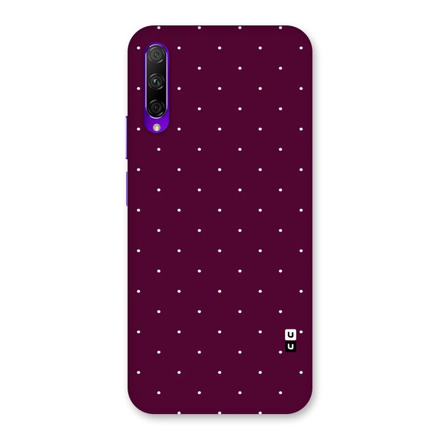 Purple Polka Back Case for Honor 9X Pro