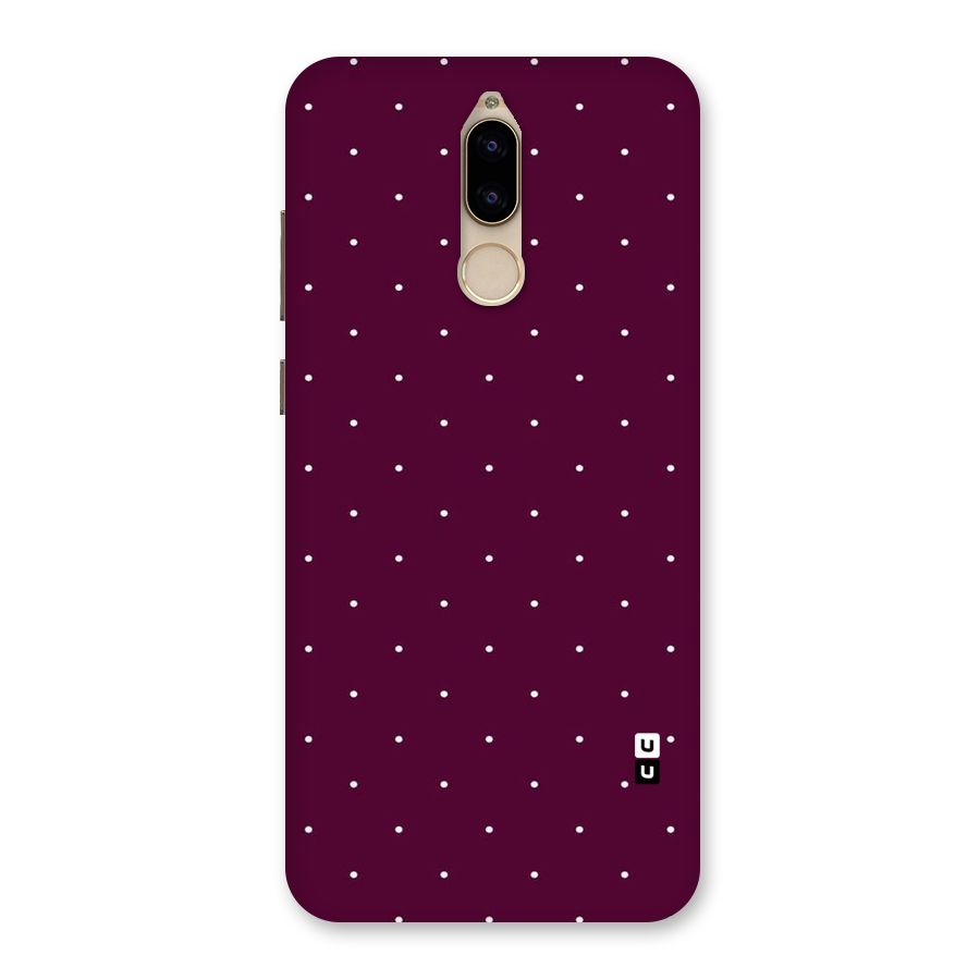 Purple Polka Back Case for Honor 9i