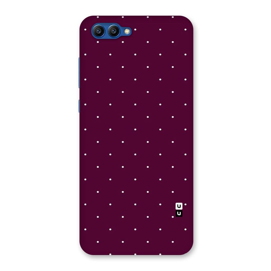 Purple Polka Back Case for Honor View 10