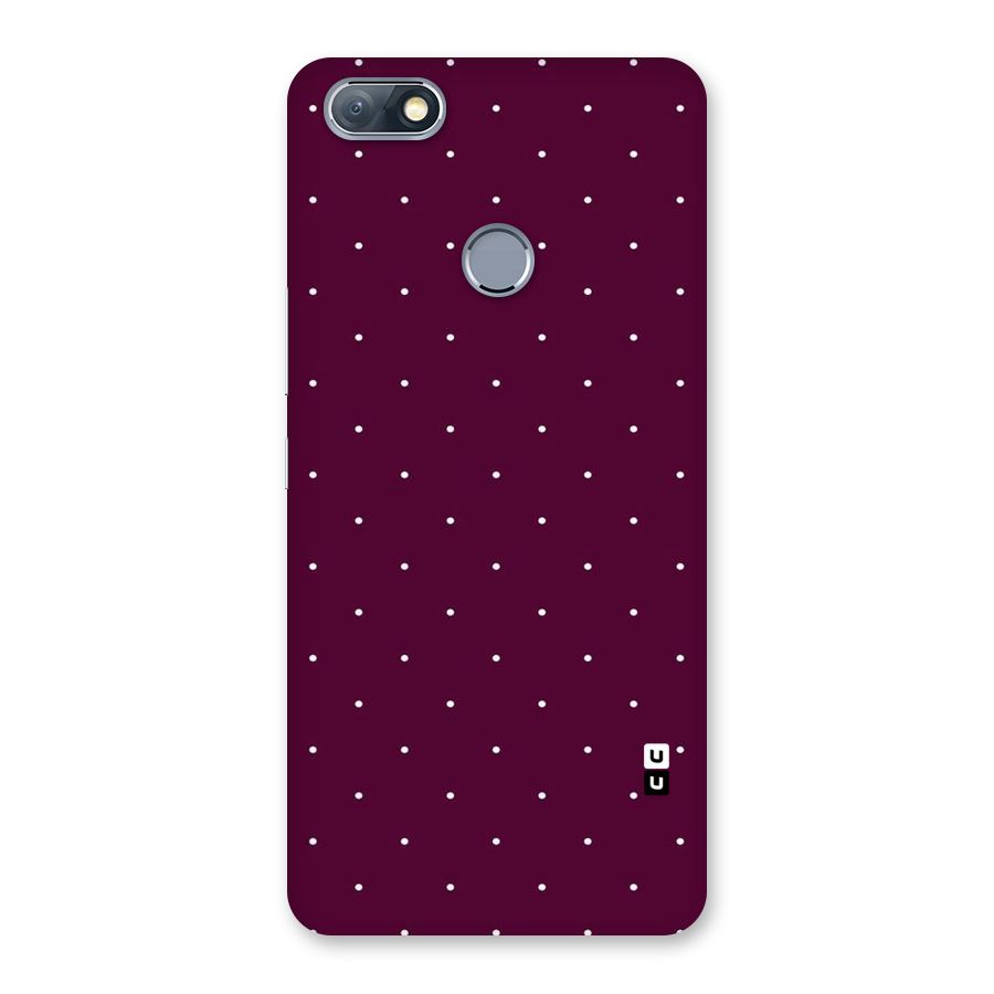 Purple Polka Back Case for Infinix Note 5