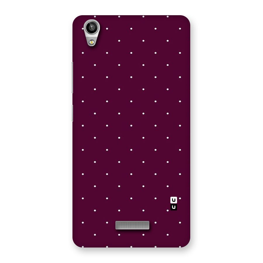 Purple Polka Back Case for Lava-Pixel-V1