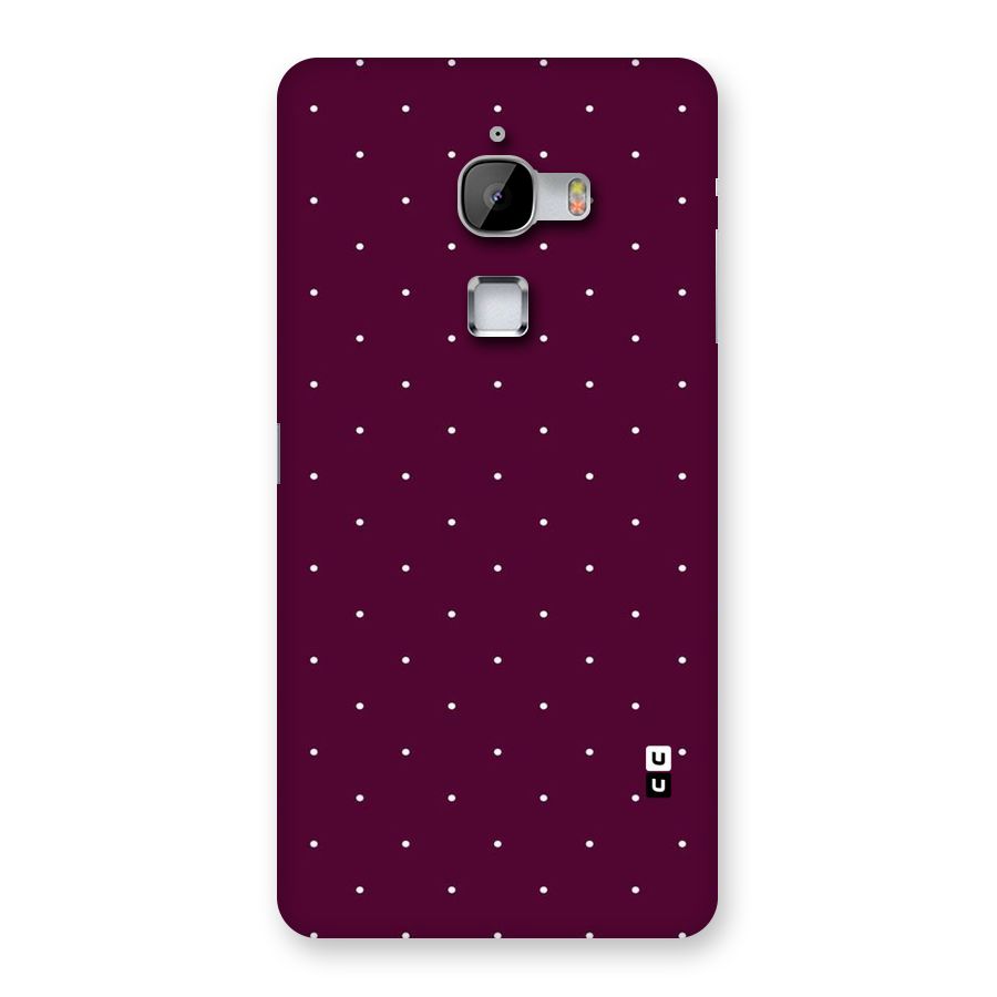 Purple Polka Back Case for LeTv Le Max