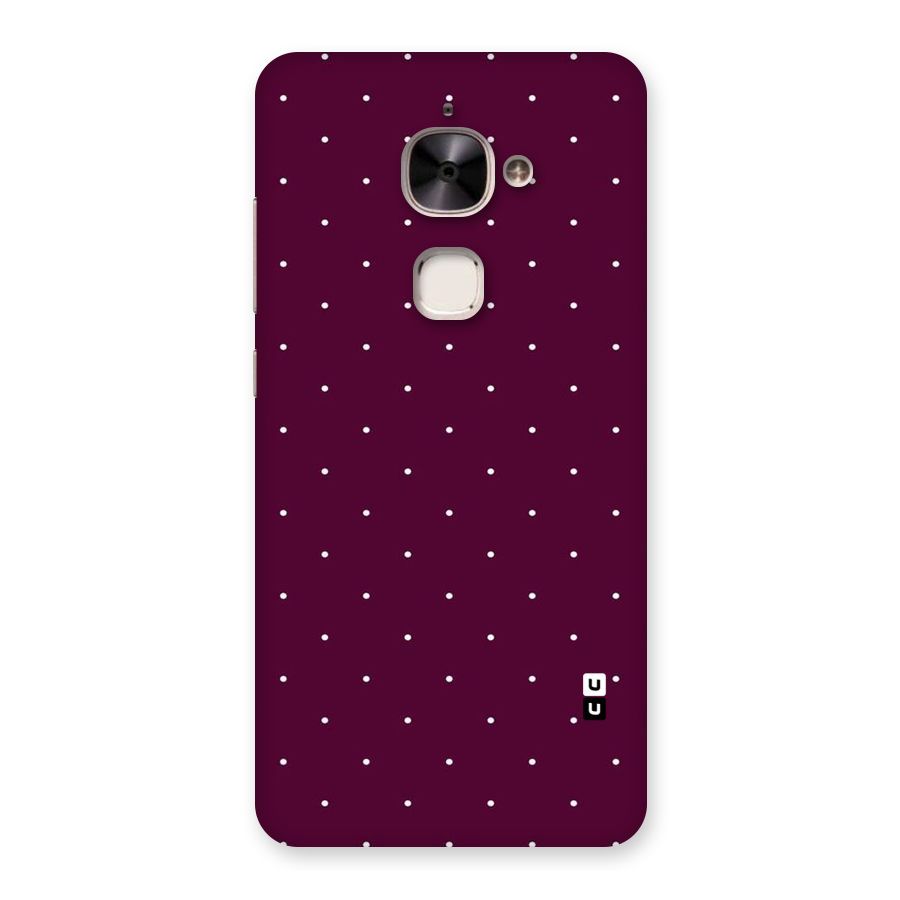 Purple Polka Back Case for Le 2