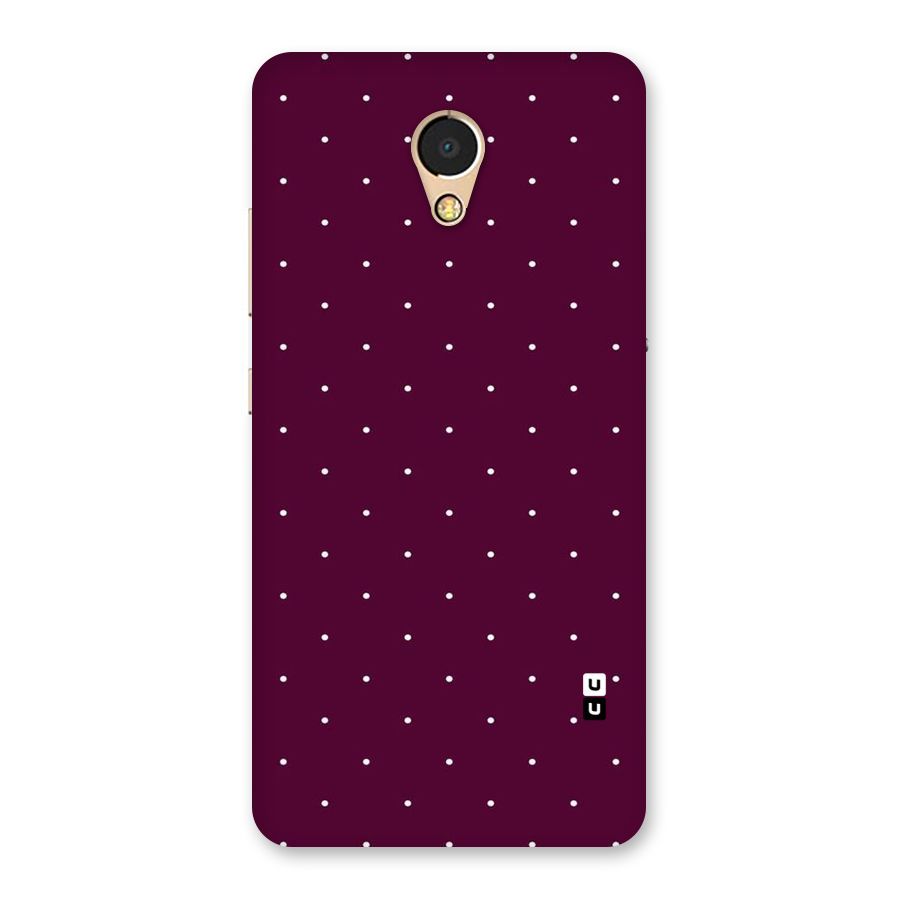 Purple Polka Back Case for Lenovo P2