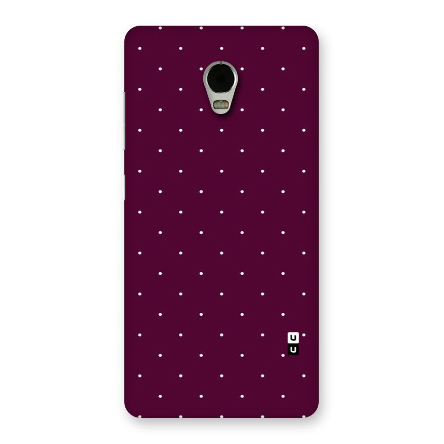 Purple Polka Back Case for Lenovo Vibe P1