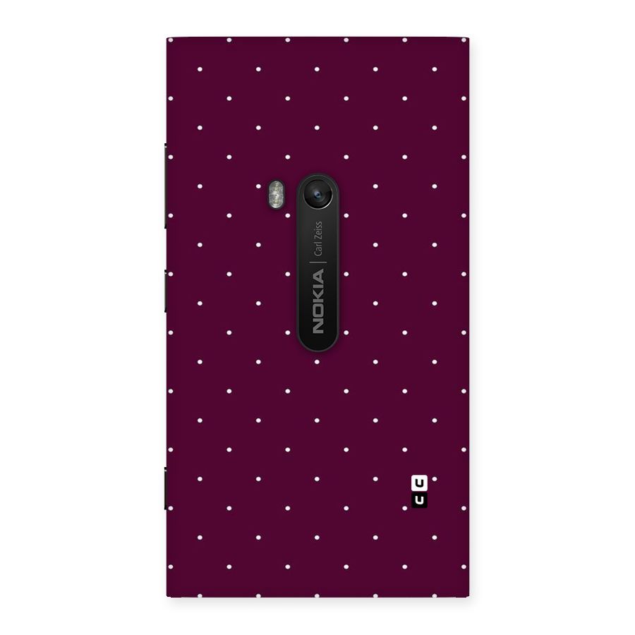 Purple Polka Back Case for Lumia 920