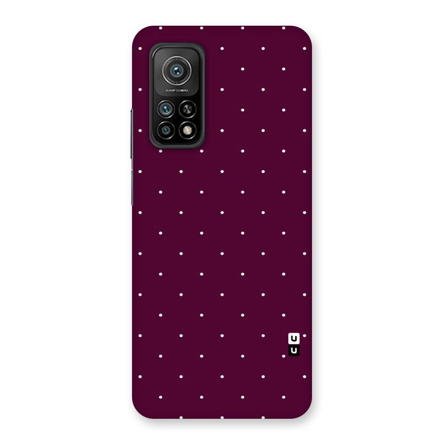 Purple Polka Back Case for Mi 10T 5G