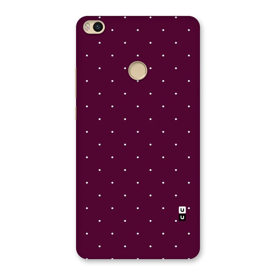 Purple Polka Back Case for Mi Max 2