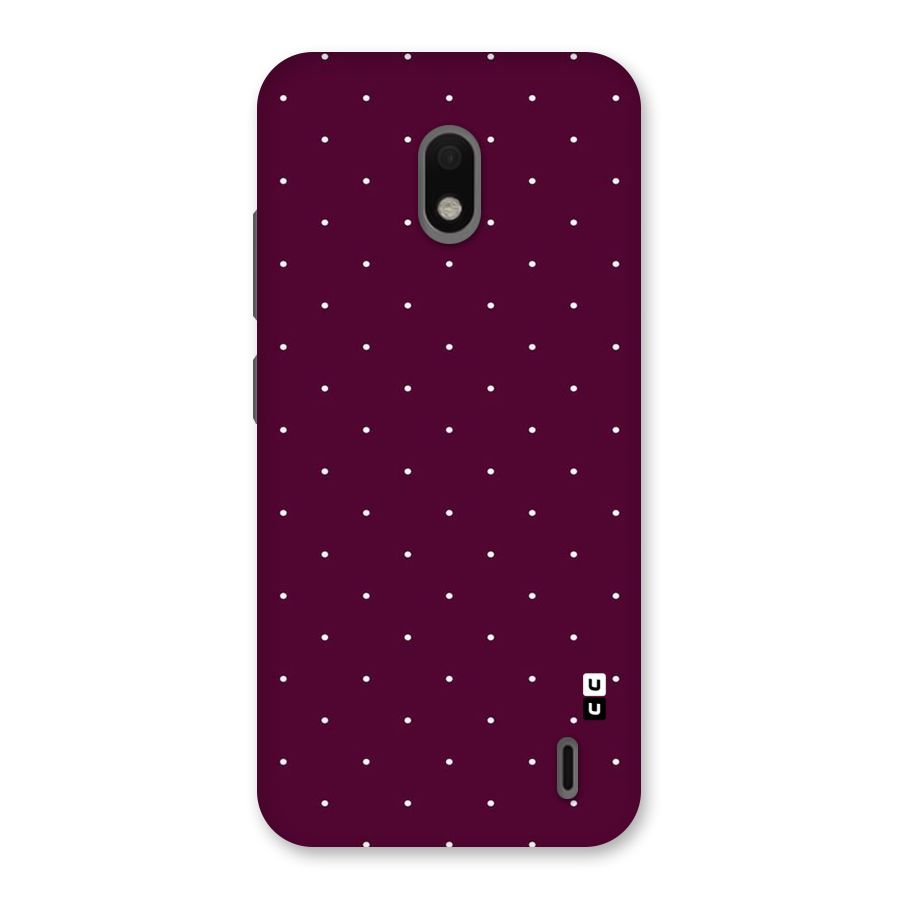 Purple Polka Back Case for Nokia 2.2