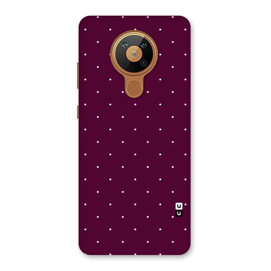 Purple Polka Back Case for Nokia 5.3