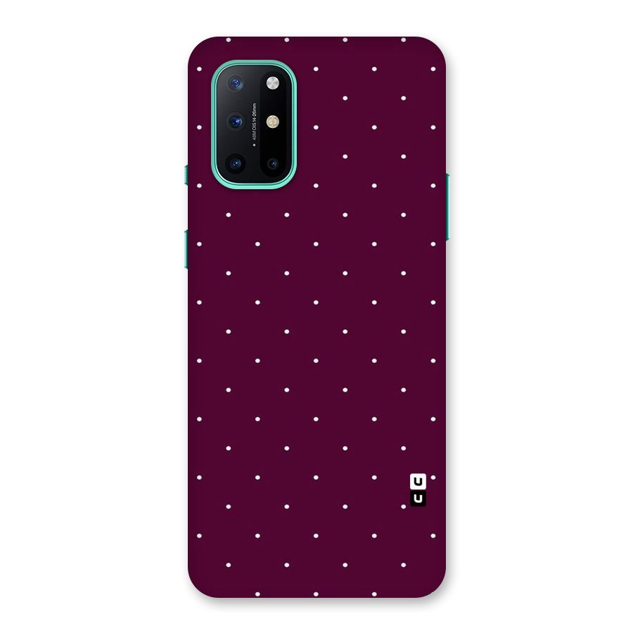 Purple Polka Back Case for OnePlus 8T