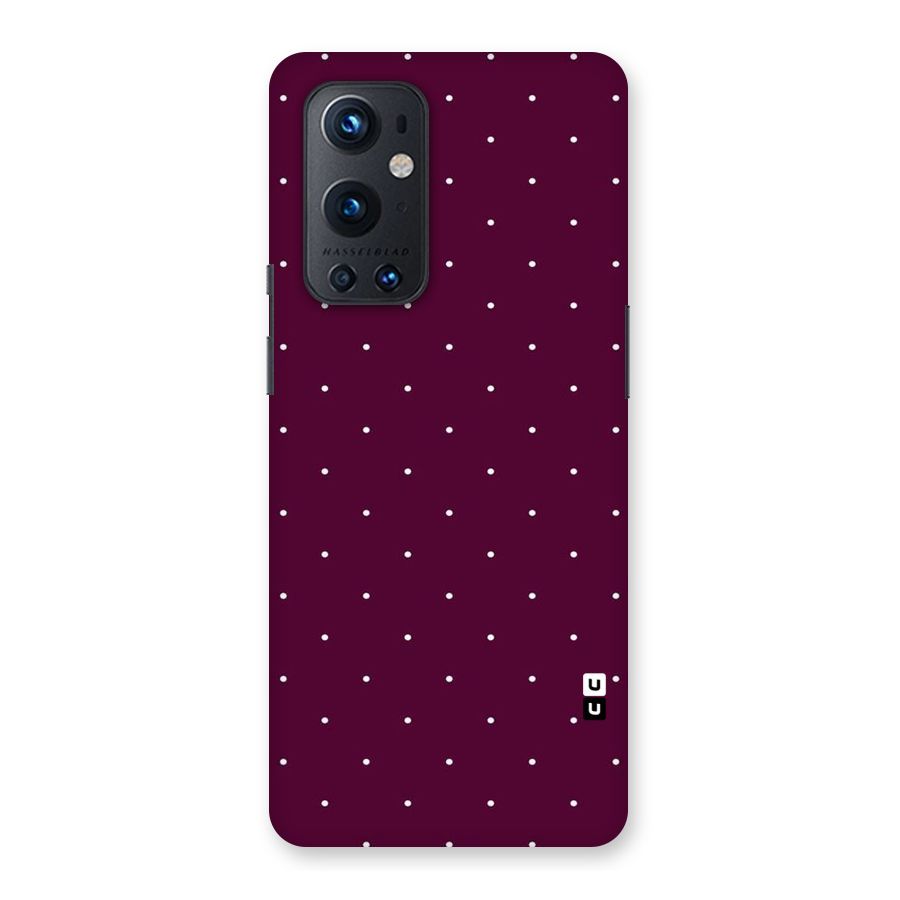 Purple Polka Back Case for OnePlus 9 Pro