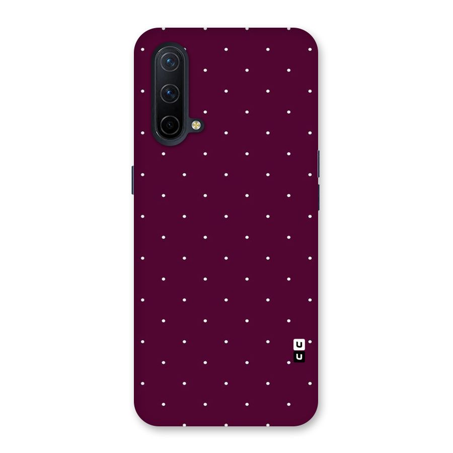 Purple Polka Back Case for OnePlus Nord CE 5G