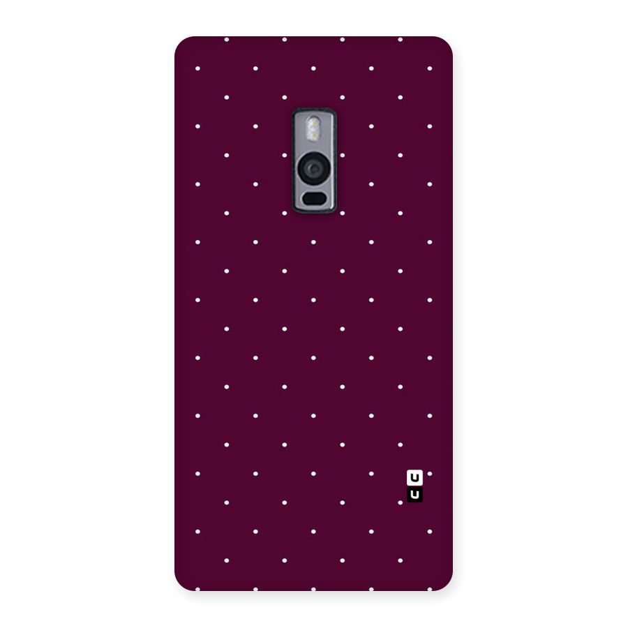Purple Polka Back Case for OnePlus Two