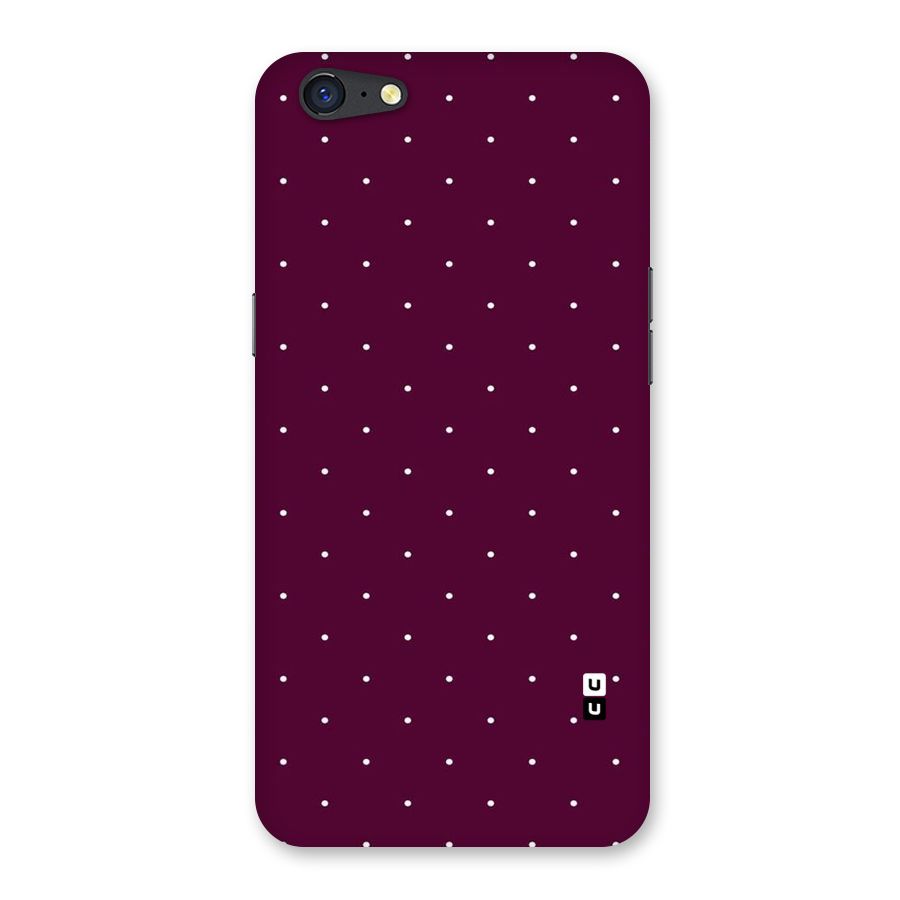 Purple Polka Back Case for Oppo A71