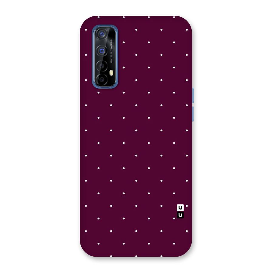 Purple Polka Back Case for Realme 7