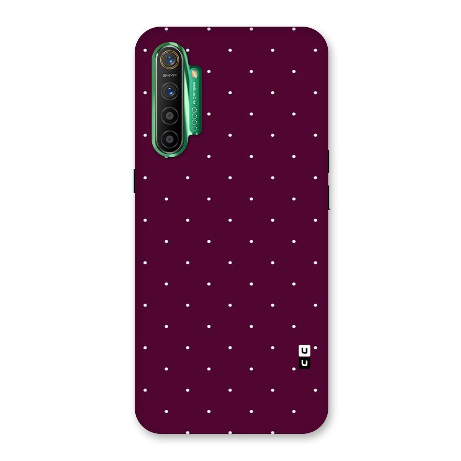Purple Polka Back Case for Realme X2