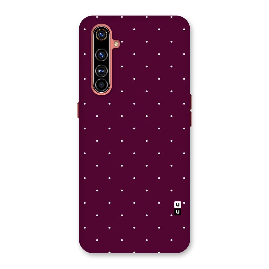 Purple Polka Back Case for Realme X50 Pro