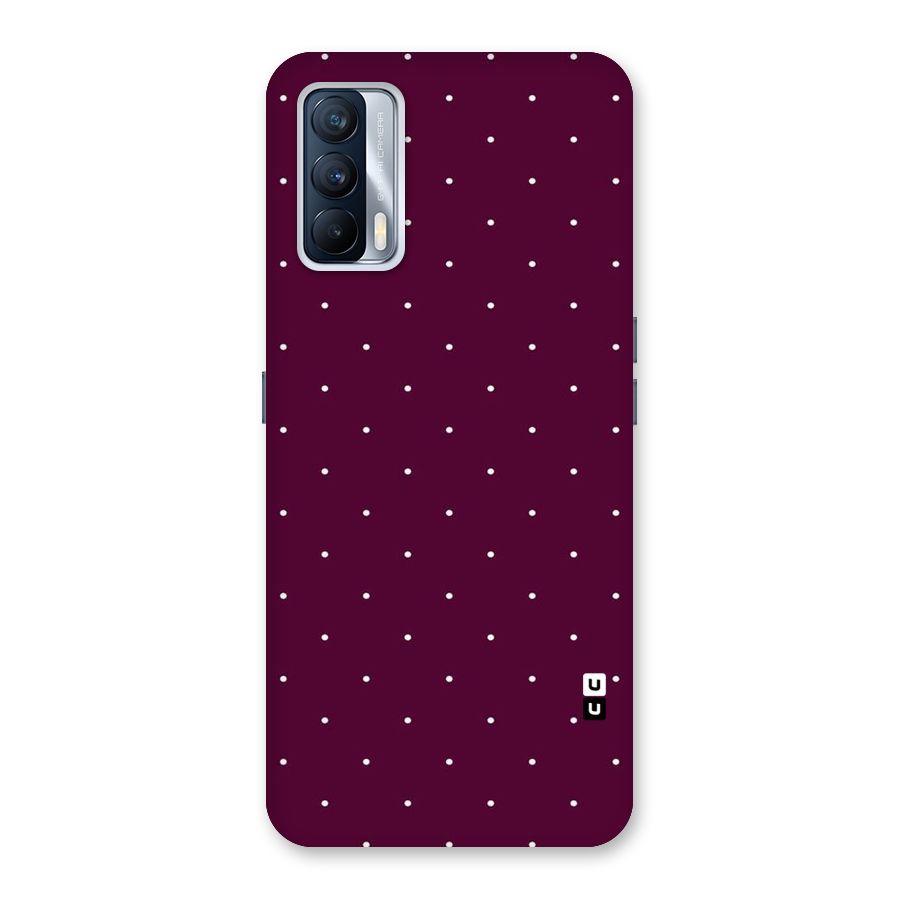 Purple Polka Back Case for Realme X7