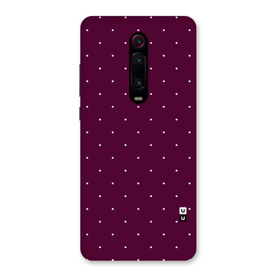 Purple Polka Back Case for Redmi K20