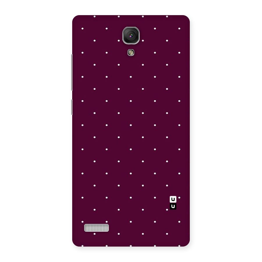 Purple Polka Back Case for Redmi Note Prime