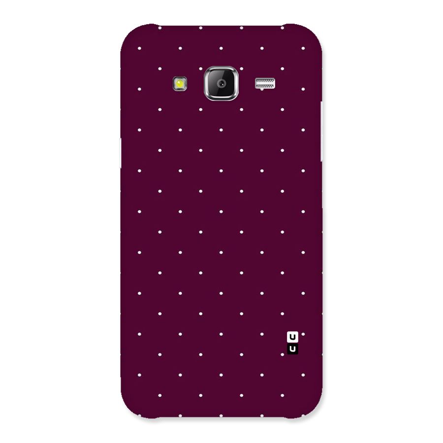 Purple Polka Back Case for Samsung Galaxy J2 Prime