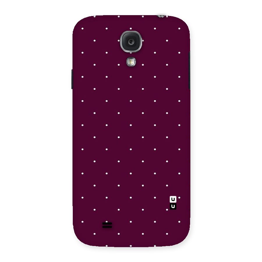 Purple Polka Back Case for Samsung Galaxy S4
